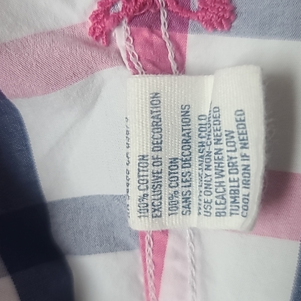 American Eagle Outfitters Pink, Blue & White Plaid Shirt - Picture 9 of 9